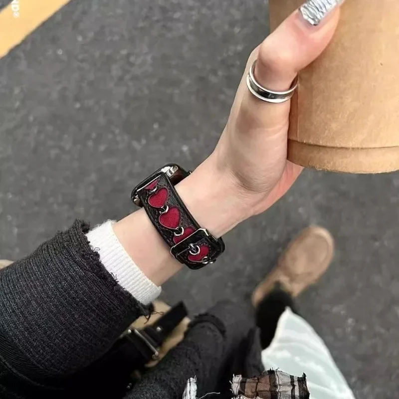 

Wumei sandwich creative suitable for new Xiaomi wristband 9pro strap, Redmi Watch 5 handmade strap