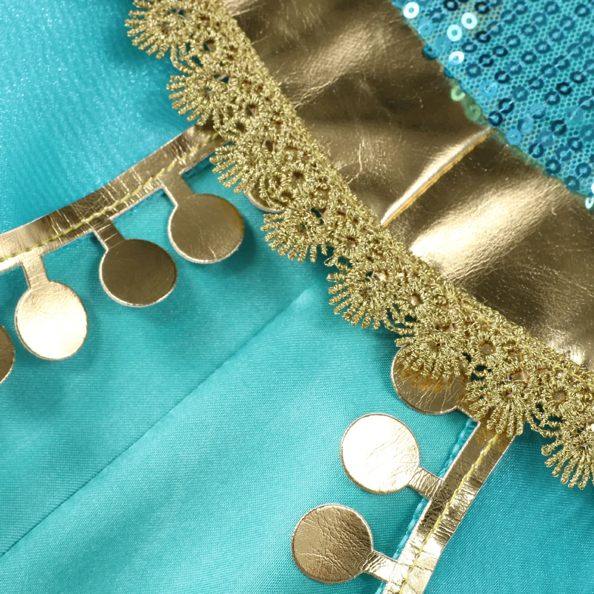 الفتيات الياسمين زي فستان الأميرة العربية الاطفال حفلة عيد ميلاد عيد الميلاد فستان بتصميم حالم الطفل الياسمين تأثيري الملابس 3-10 سنوات #3