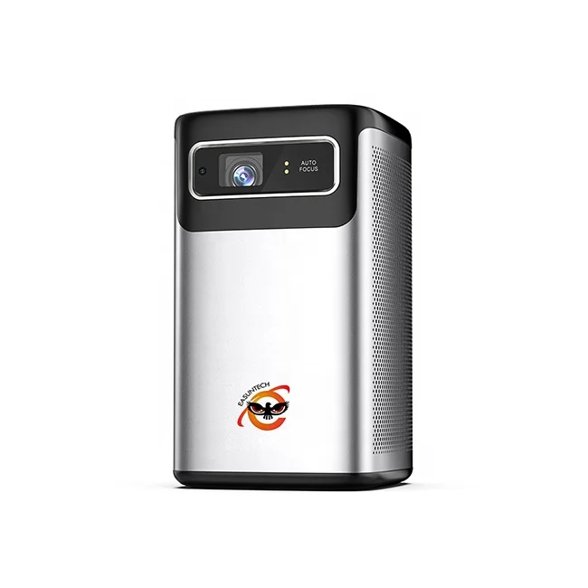 Pico Wifi صغير قابل لإعادة الشحن للجيب المحمول 3D DLP خارجي محمول صغير 4K Led أجهزة عرض أندرويد الذكية مع بطارية