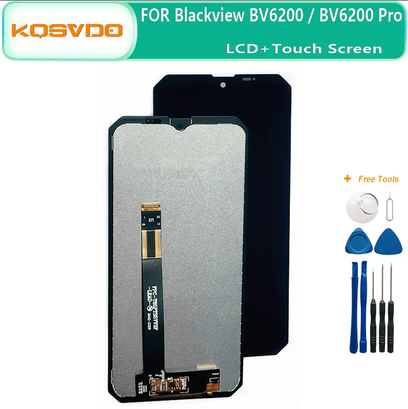 BLACKVIEW BV6200 Pro LCD 디스플레이 및 터치 스크린 교체 100% 테스트 작업 화면, Blackview BV 6200 BV4800 LCD 화면, 신제품