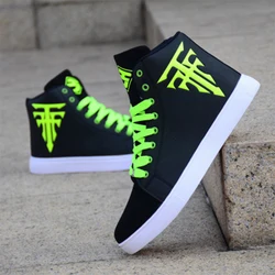 New Fashion High Top Sneakers Man White Sneaker Flat Comfortable Shoes Male Autumn Spring Popular Vulcanize Shoes Big Size 39-48