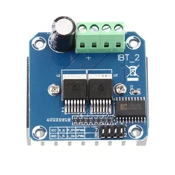 Double BTS7960 43A Motor Driver - High-power H-bridge for Smart Vehicles