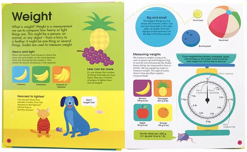 DK How to Measure Everything, Children's books aged 5 6 7 8 English learning picture books, 9780241316702