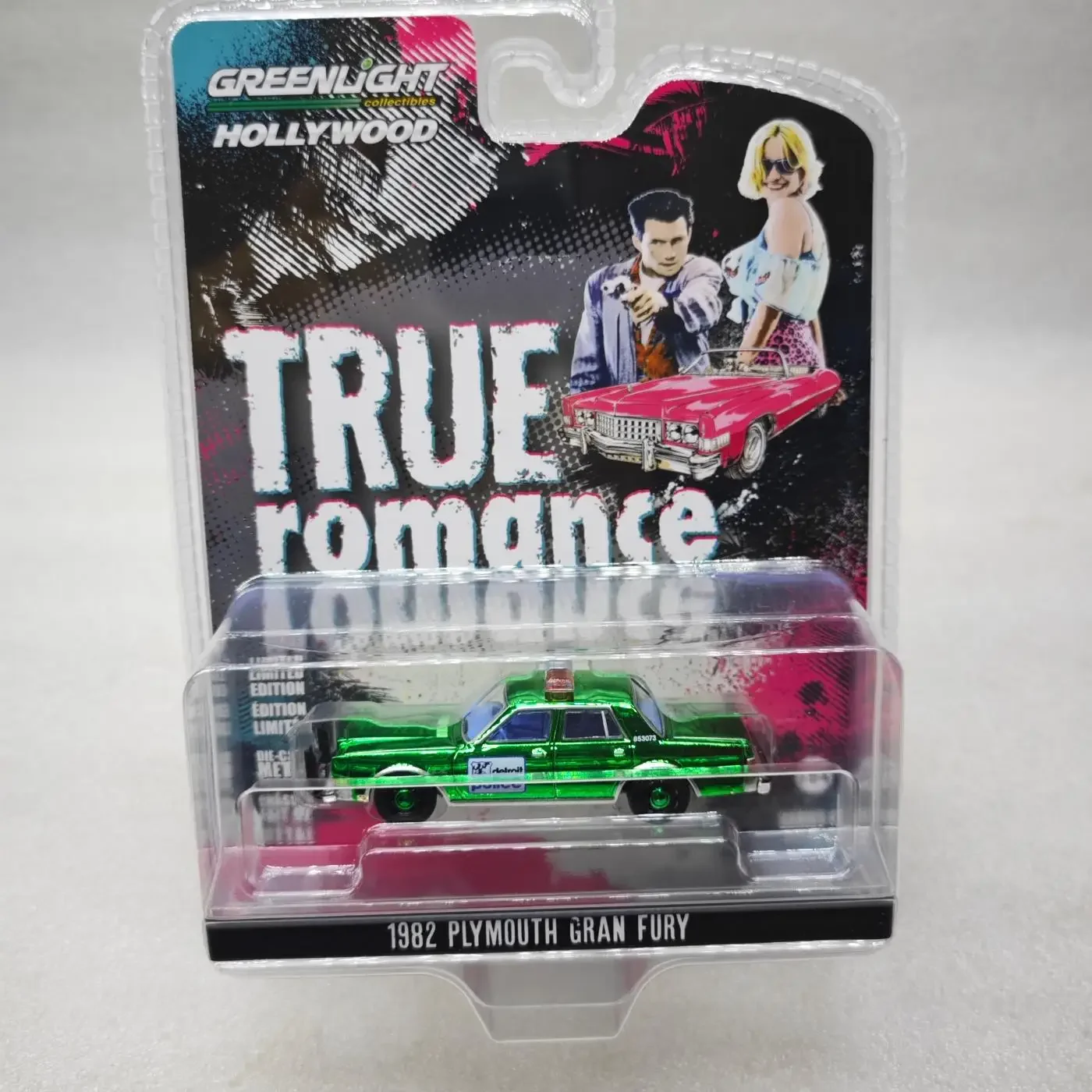 

GreenLight 1:64 1982 Plymouth Gran Fury Коллекция имитационных игрушечных моделей автомобилей, украшений