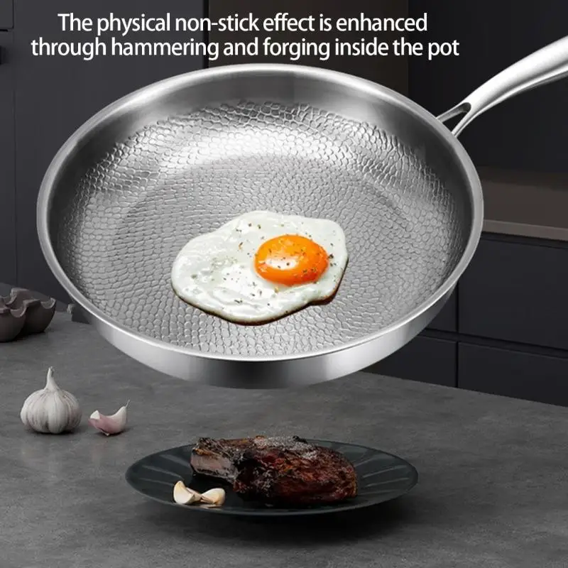 Titaniums Pan with Lid Collection Hammered Finish Cooking Utensils Included Y5GB