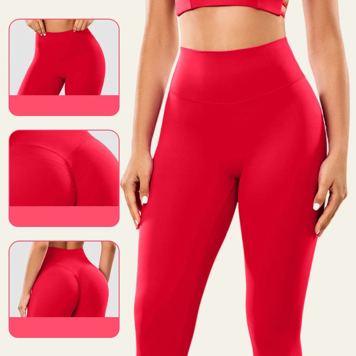 High Waist Breathable Yoga Leggings for Women Fitness Running Cycling Pants Summer Workout Gym Sports Clothing