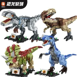 Dinosaur Model Tyrannosaurus Tyrannical Dragon Sickle Dragon Building Blocks Assembled Toys For Kid Boys Birthday Holiday Gift