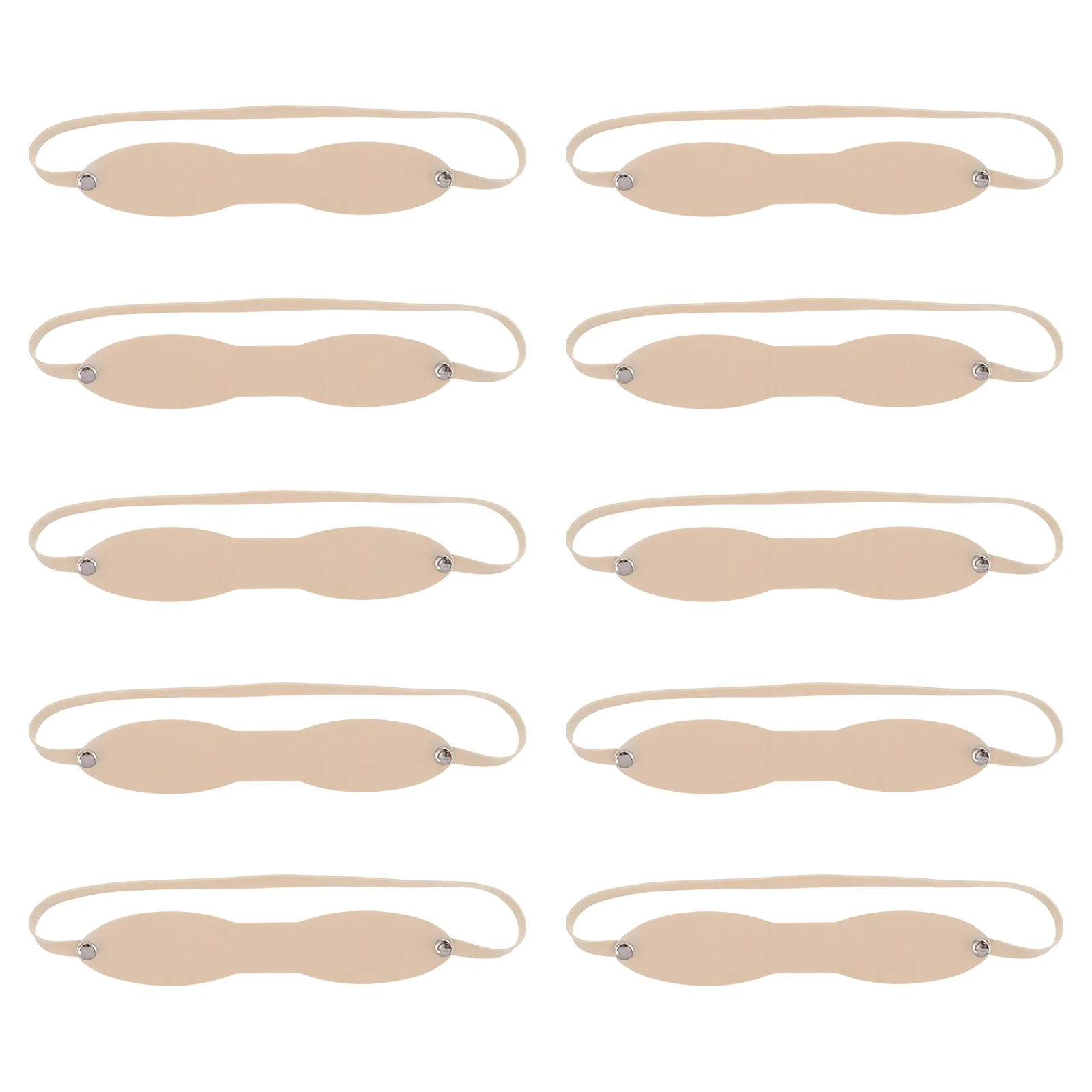 

10Pcs Premium Eyebrow Practice Skin Headband Lightweight Reusable for Eyebrow Makeup Training Beginner Salon Artists Fake Skin