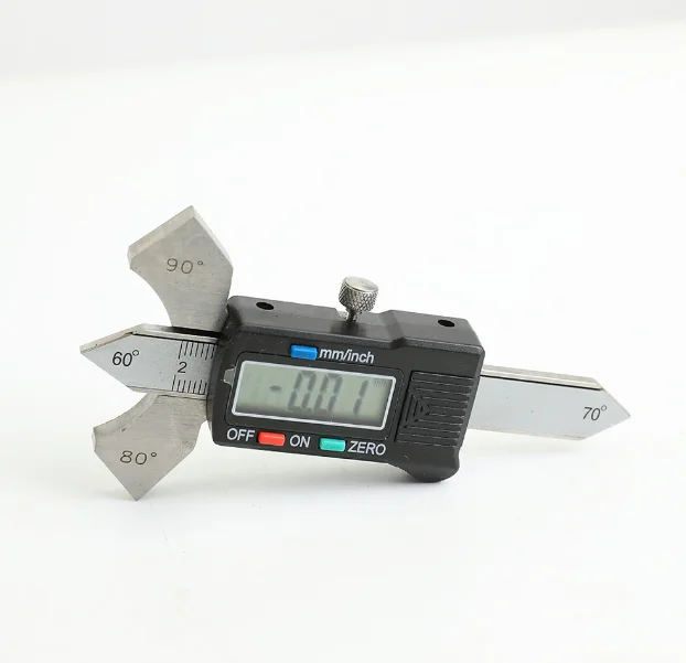 20MM Stainless Steel Digital Display Welding Seam Gauge Welding Seam Inspection Ruler