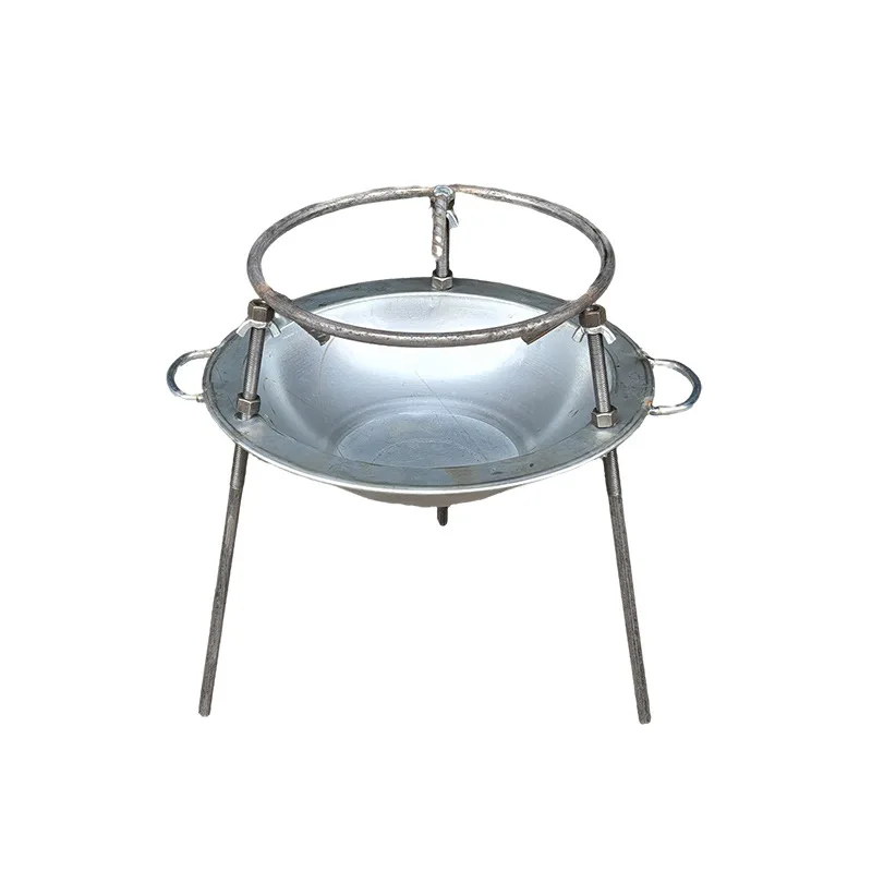 Triangular Tripod Fire Pit Bonfire Stove Hot Pot Cooking Rack Outdoor Camping Kitchen Patio Backyard Garden Tool
