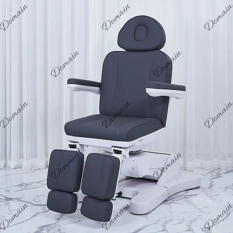 Electric Multi-Function Beauty Bed Rotating Tattoo Chair Full Back Exam Bed Reclining Split Leg Lift Bed