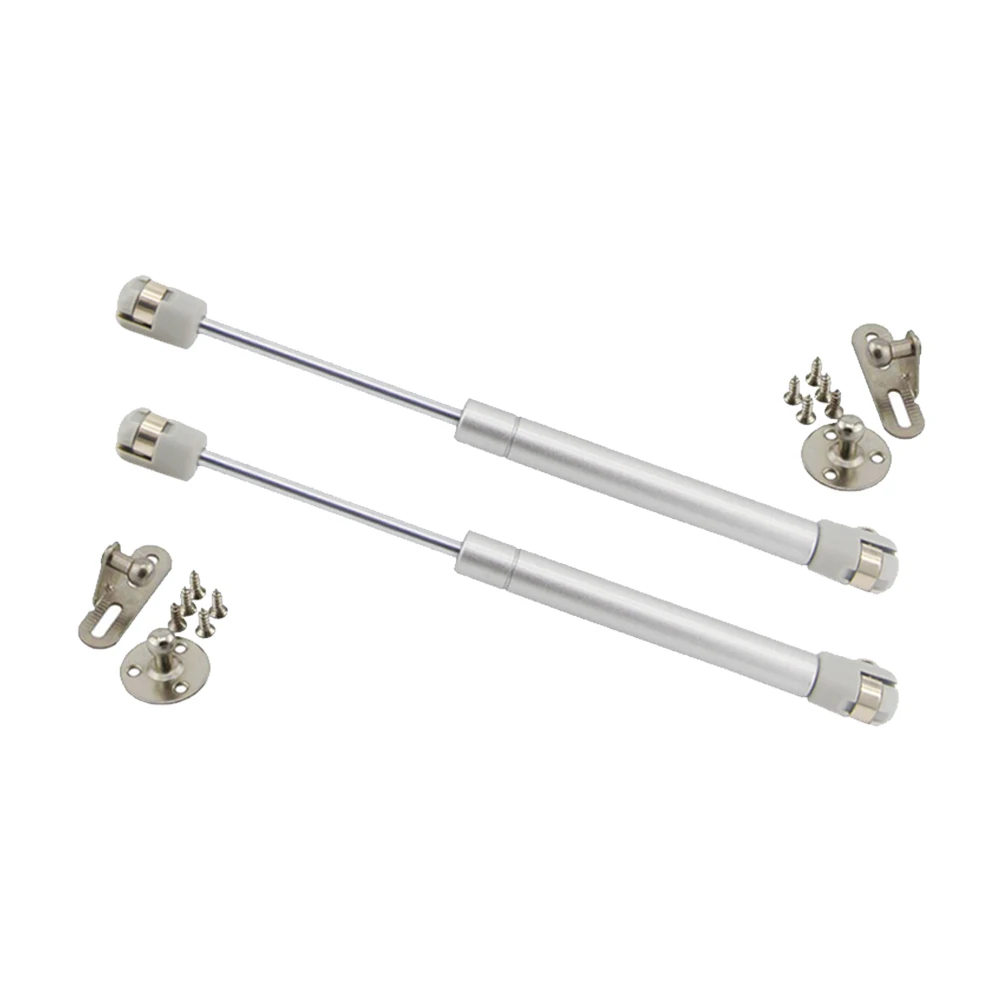 80N/100N/120N Hydraulic Gas Stay Holder Stay Soft Close Open 2pcs Support Cabinet Hinges Silent for Kitchen Cupboard