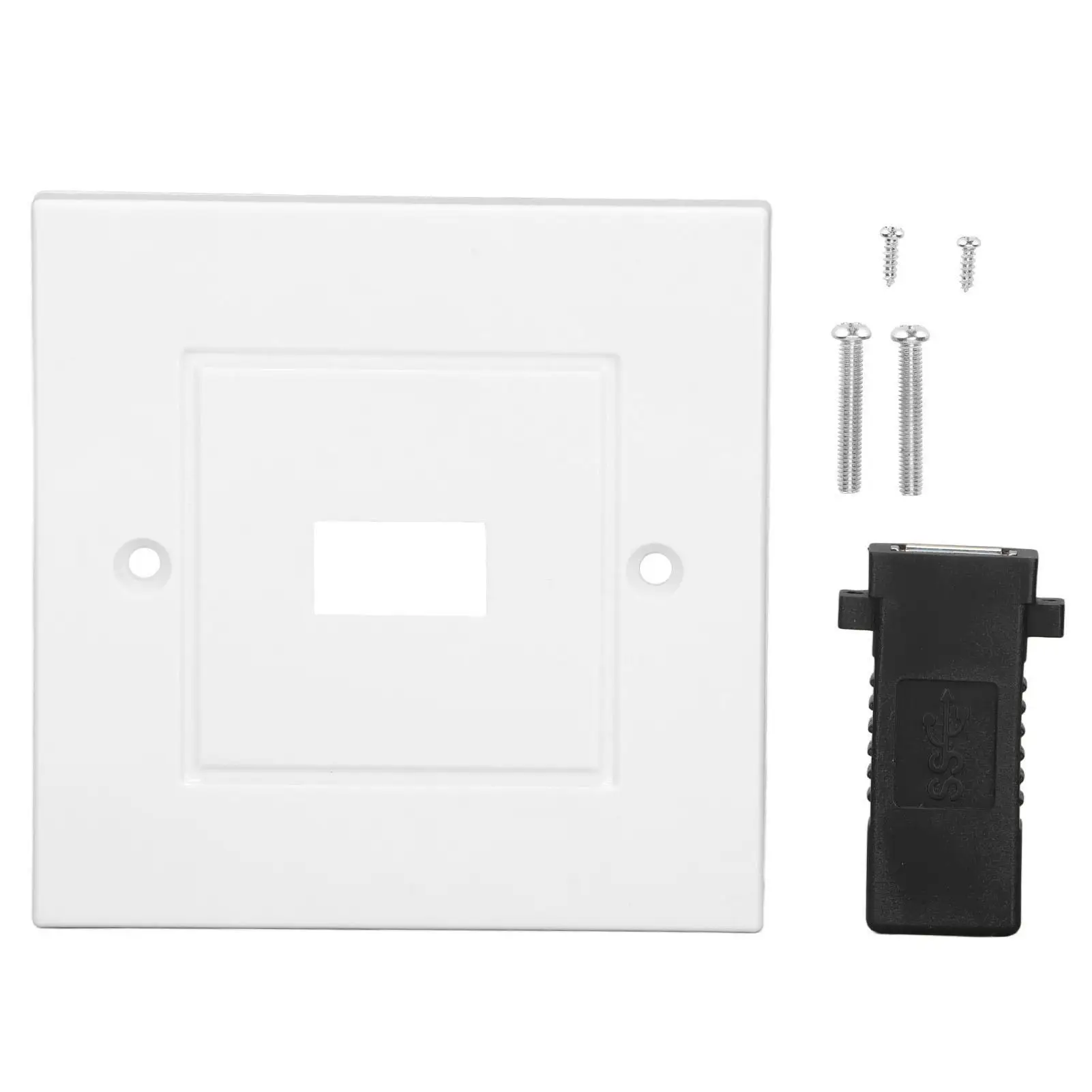 White Wall Plate Socket Cover for home , for hotel & for office - Receptacle Outlet Panel