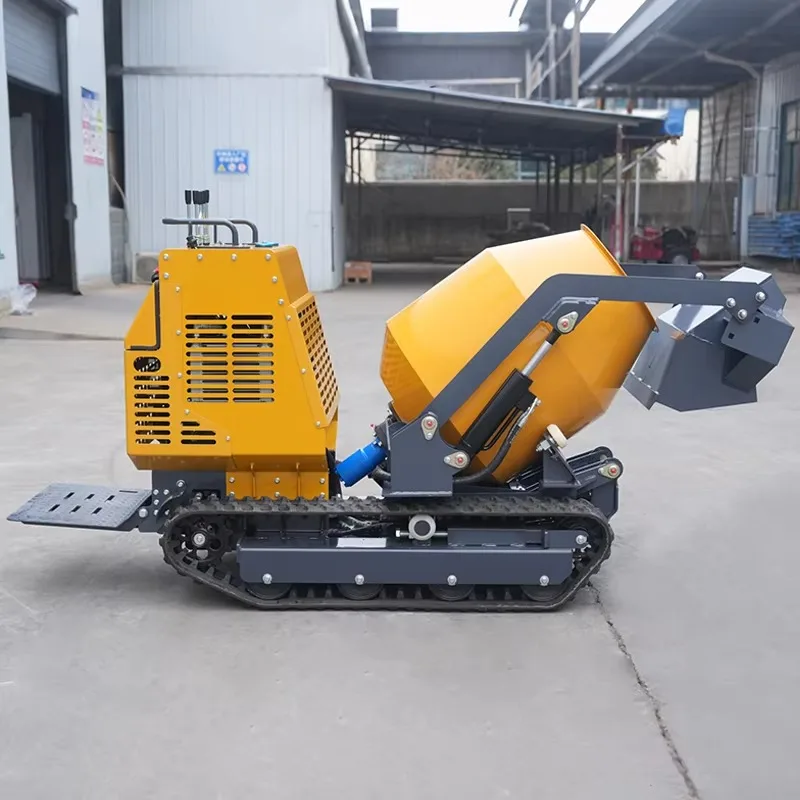 Mini Concrete Dumper Self Loading Mixer Truck Diesel Engine Compact Dumper for Construction Work view 3