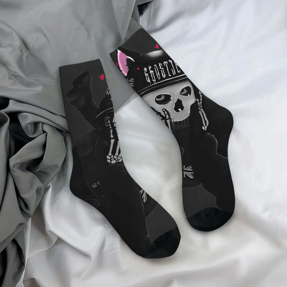 Simon Ghost Riley Kawaii C-Call Of Dutys Socks Leisure Stockings Men's Soft Breathable Climbing Winter Design Non-Slip Socks