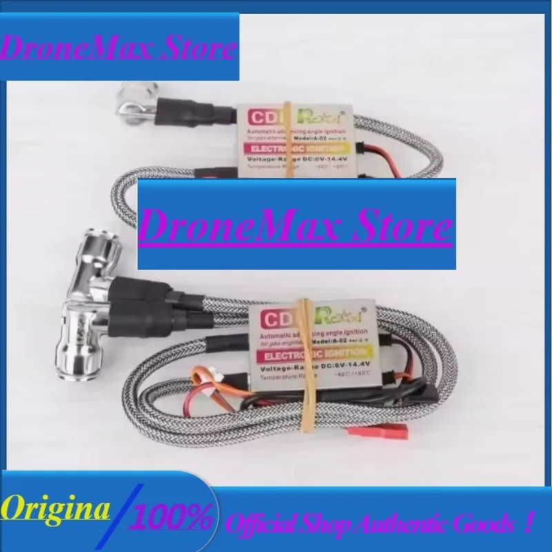 DroMaOriginal RCEXL NGK-CM6 10mm 90/120 Degree Ignition CDI Igniter 14.4V For DLE Single/Twin Cylinder Gas Engine Auto Angle