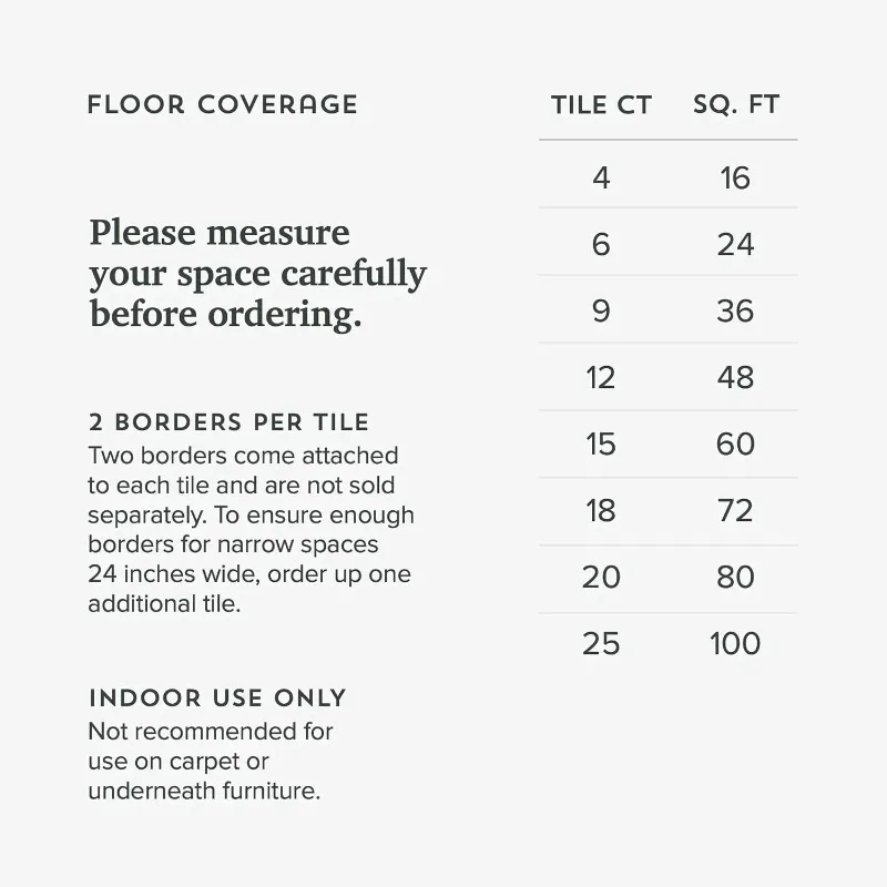 Forest Floor 3/8 Inch Thick Printed Foam Tiles, Premium Wood Grain Interlocking Foam Floor Mats, Anti-Fatigue Flooring