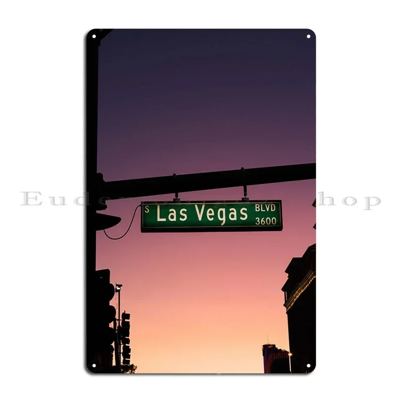 Las Vegas Boulevard Metal Signs Design Decoration Cinema Designer Designing Tin Sign Poster