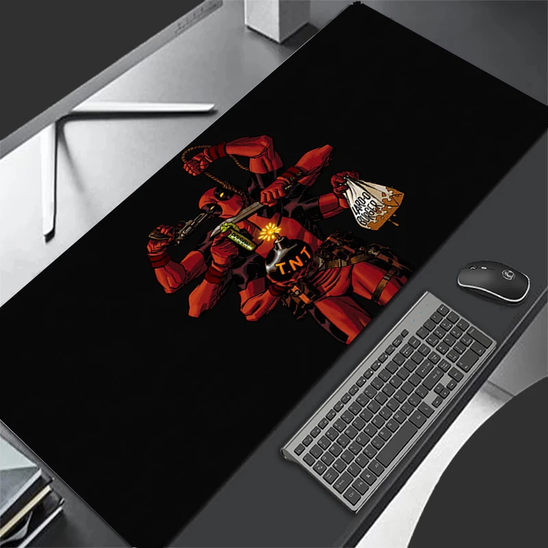 Large Gaming Mousepad Deadpool Gifts Soft Mousepads Desk Pads HD PC Keyboard Mats Table Rug Colorful Computer Mousepad For LOL