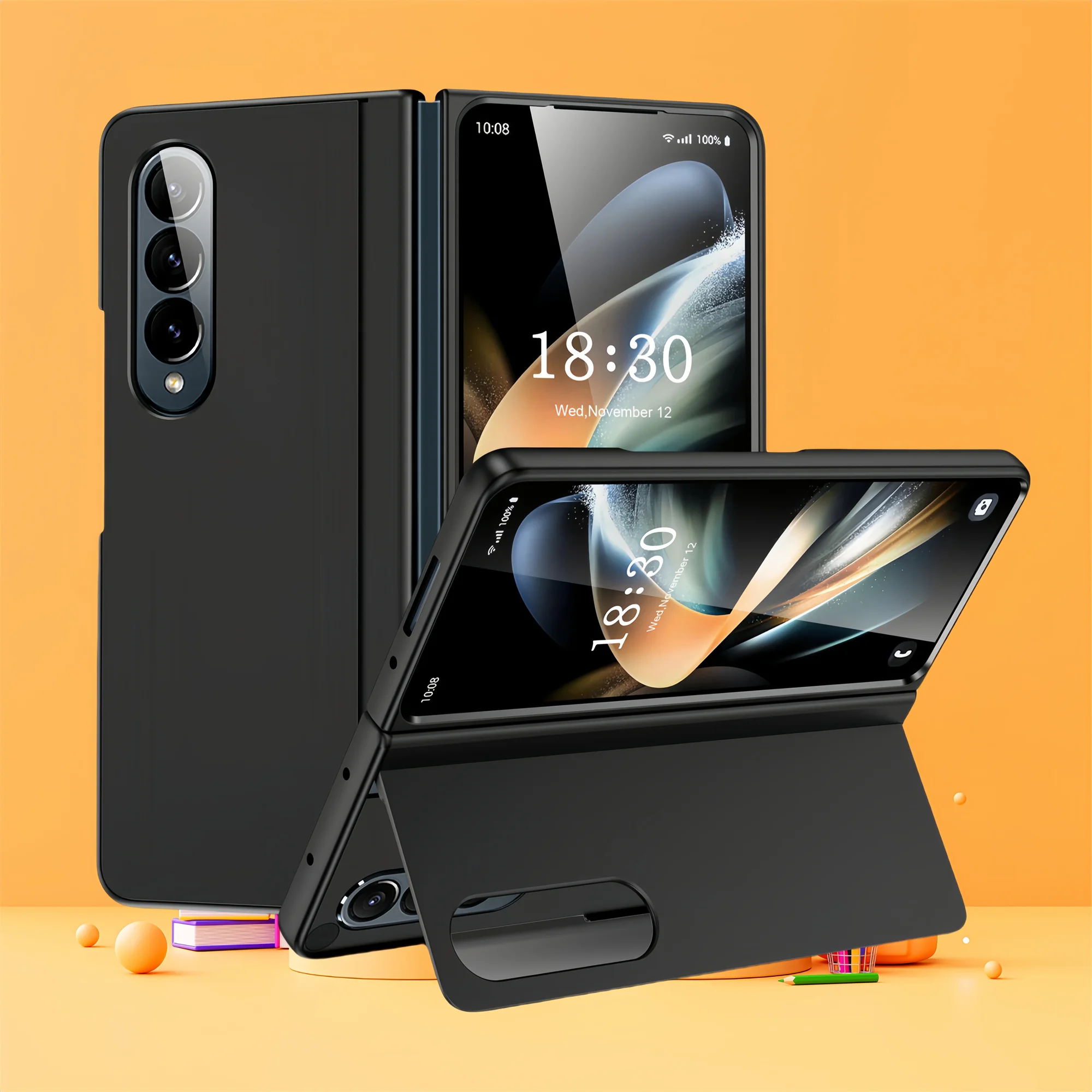 for Samsung Z Fold 6 5 Cell Phone Cover Case for Samsung Galaxy Z Fold 6 5 5G Fold6 Fold5 Stand Function Accessories Hard Cases