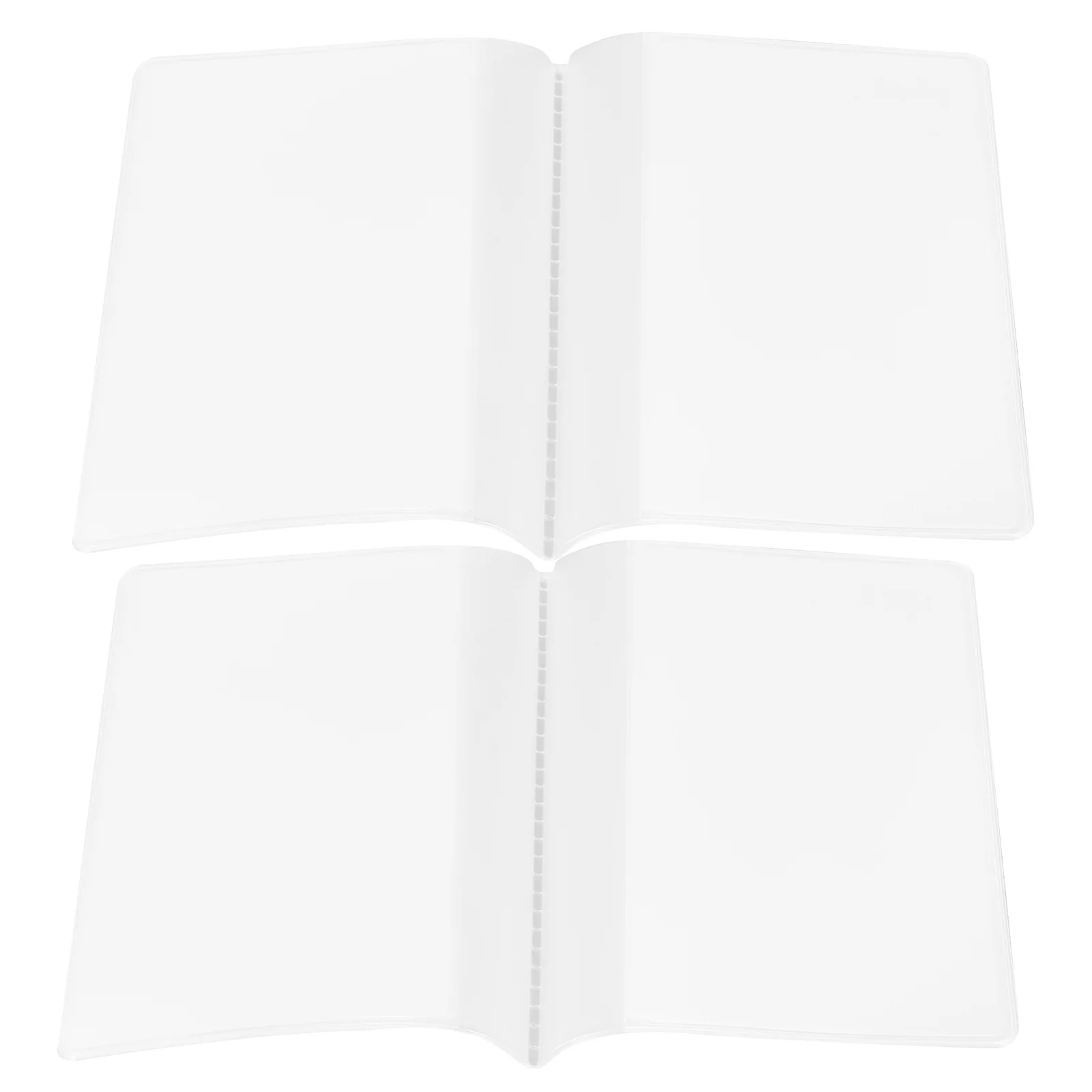 2 قطعة حامل بطاقة الائتمان البلاستيك المحفظة المنظم إدراج قابلة لإعادة الاستخدام المحمولة خفيفة الوزن دائم لحامل بطاقات البطاقة #5