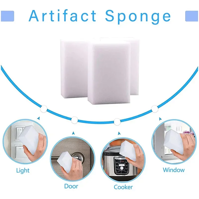 10/20/50pcs Melamine Sponge Magic Sponge Cleaner for Kitchen Office Bathroom Home Nano Cleaning Sponges Melamine Cleaner