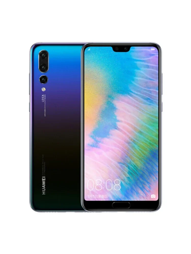هواوي P20 Pro 4g الهاتف الذكي وحدة المعالجة المركزية كيرين 970 شاشة 6.1 بوصة 40MP كاميرا 4000mAh بطارية أندرويد الأصلي الهاتف المستخدم