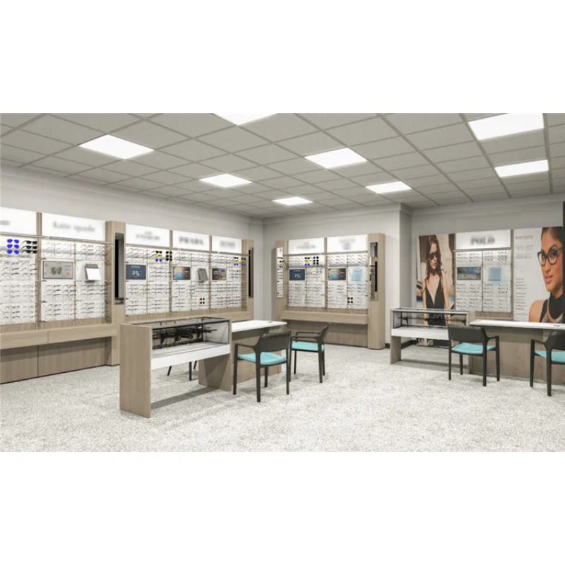 Picture 3: custom.Retail Customized Best Sunglasses Optical Store Design Display Furniture Decoration Optical Shop Design Ideas