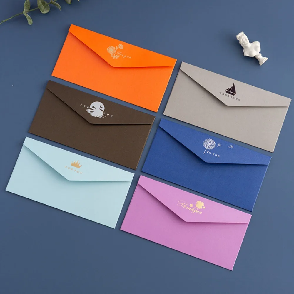 

Supplies School Stationery Folding Western Thank You Letter Thickened Envelope Pearlescent Paper Envelope Business Invitation