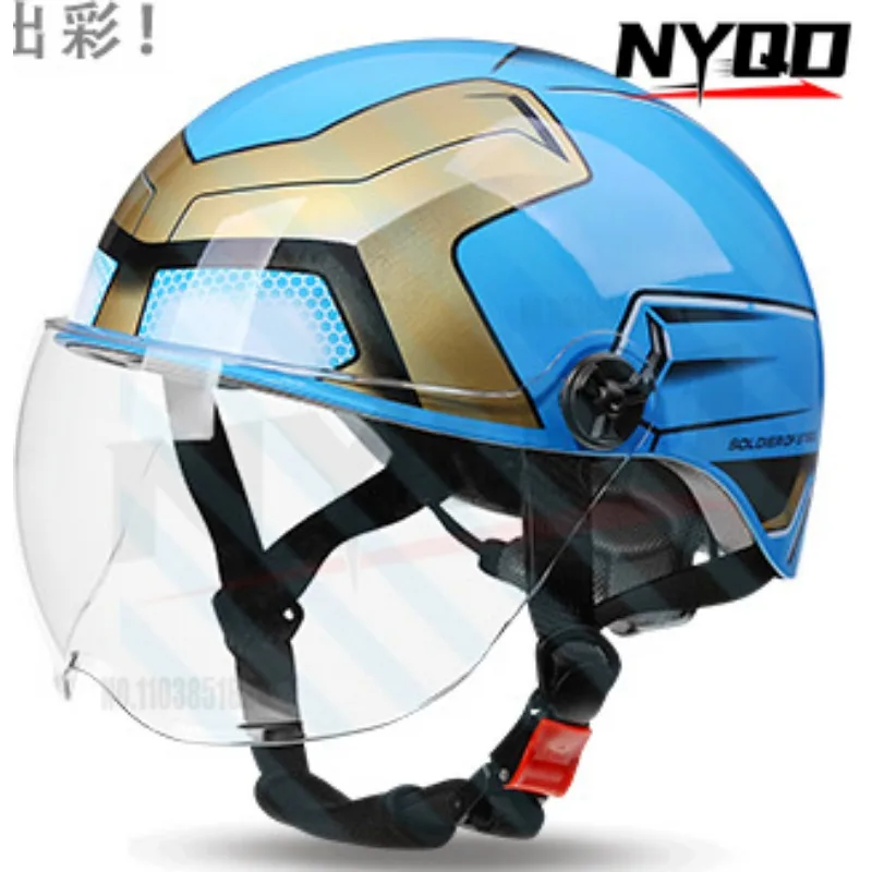 Child helmet Men girl electric scooter helmet in autumn  winter motorbike helm motorcycle flip cotton kids helmet