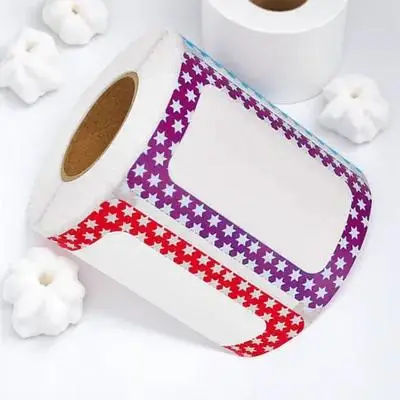 

1 рулон этикеток для рукописных надписей, пустые самоклеящиеся заметки для организации дома, маркировки кухонных кладовых, портативные именные наклейки