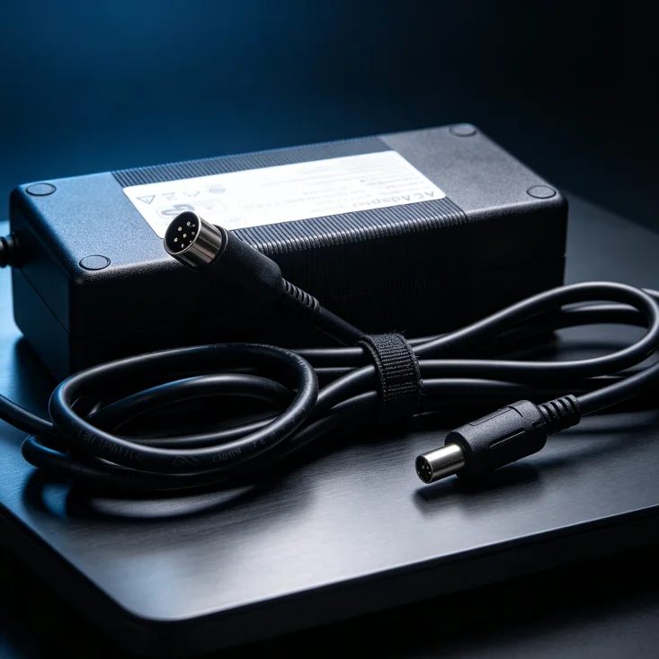 ADP1210-01 Power Adapter, 8 Pin 8 Core AC DC Charger Compatible with M5 M7 Color Ultrasound Machine
