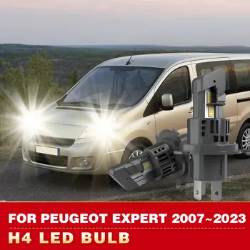 2個H4 LED CANBUS頭燈燈泡,24000流明遠近光霧燈,白色帶風扇LED超亮,適用於標緻Expert 2007~2023 10 最佳銷售 標緻 Expert 2007 - №9