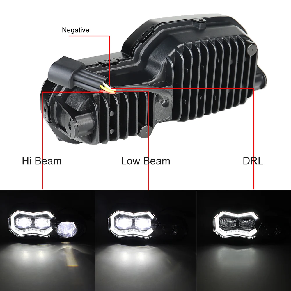New Generation Complete LED Projector Headlight Assembly for F800GS F800R F 650 F 700 F 800GS ADV Adventure 6000k Color