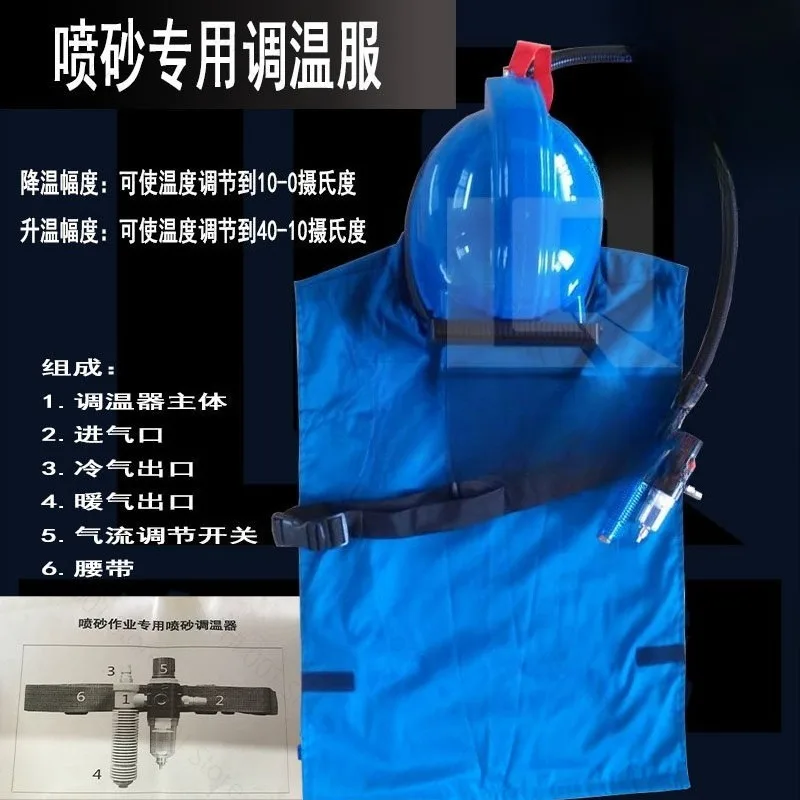 Oxygen supply safety protection sandblasting helmet, sandblasting cap face mask, protective helmet sandblasting cap