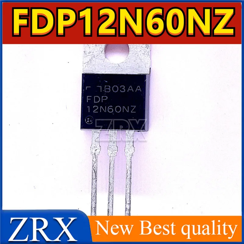 

5Pcs/Lot FDP12N60NZ brand new imported spot TO-220 600V 12A