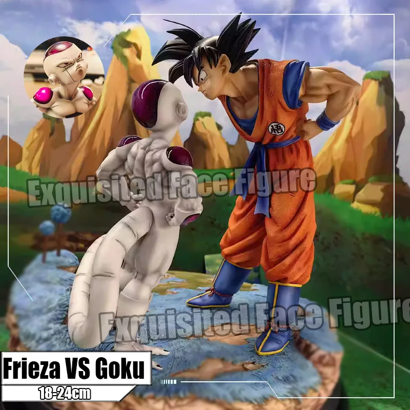 

24cm Anime Dragon Ball Z Freezer Final Form Figurine Frieza Son Goku Pvc Action Figure Collectible Model Toy for Children Gifts