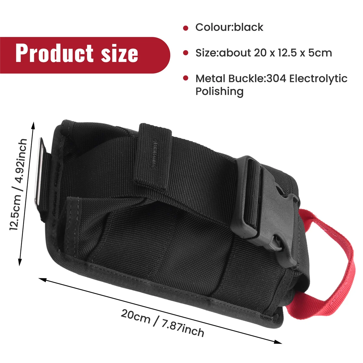 A95T スキューバ ダイビング スペア 10LBS 4KG ウェイト トリム ポケット バッグ テクニカル ダイビング サイドマウント BCD 用