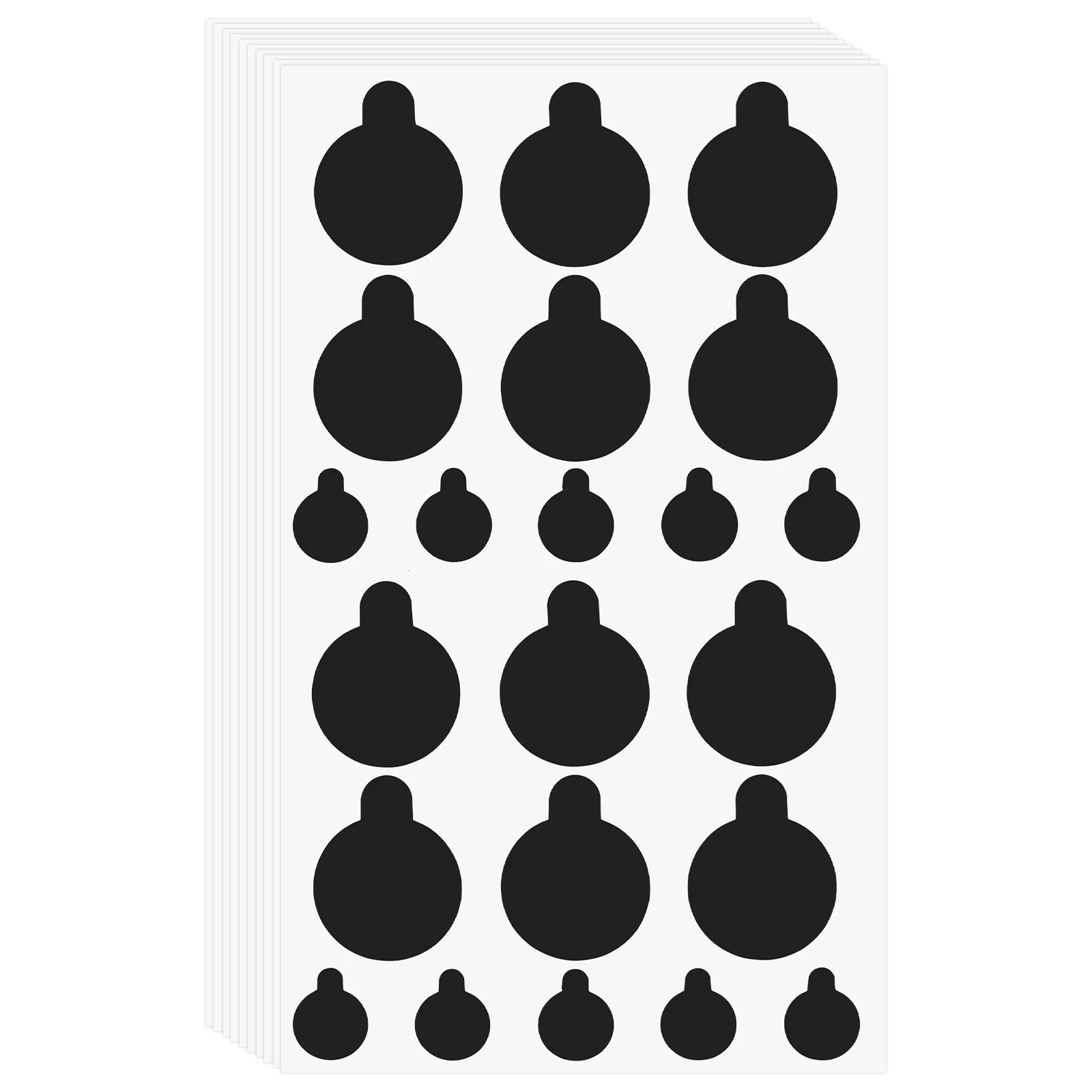 10 أوراق ملصقات تعتيم غطاء كاميرا لاصق سهل الاستخدام للكاميرات وأجهزة توجيه وساعة منبه وغطاء كاميرا للأجهزة الإلكترونية #5