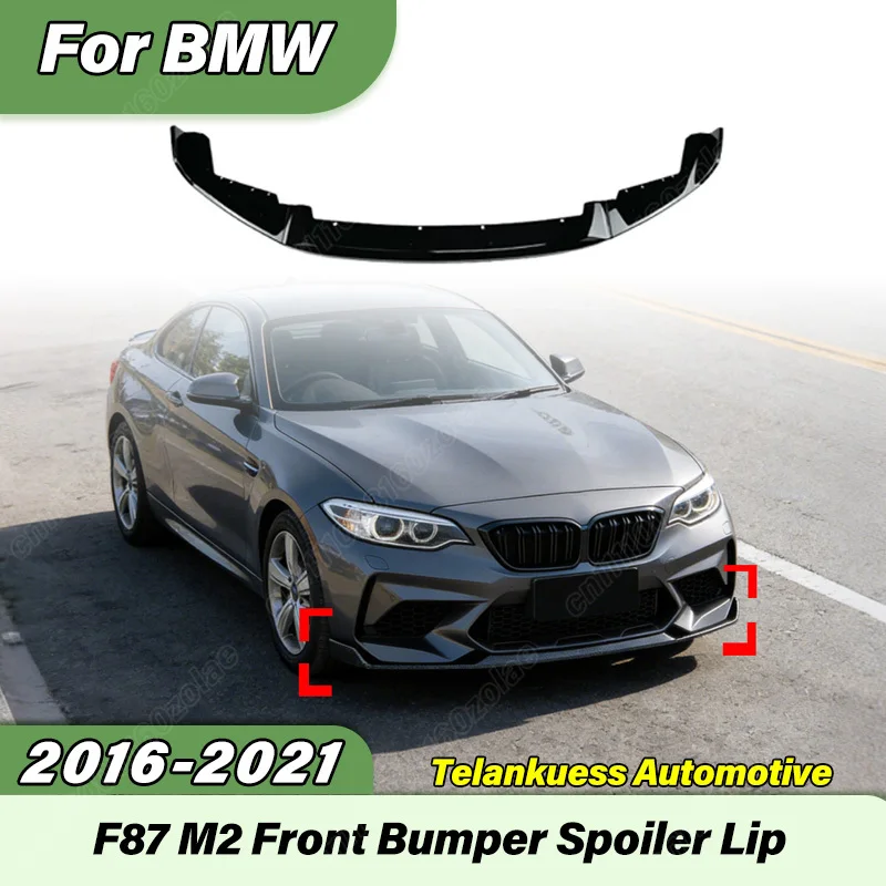 

For BMW F87 M2 2016 2017 2018 2019 2021 Automobile Exercise Front Bumper Lip CS Model Front Chin Spoiler Body Modification Kit