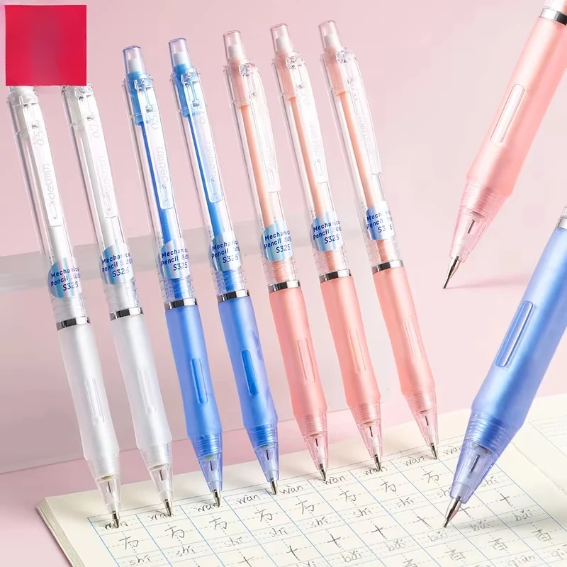 1PCS S325/S326 Candy Color Plastic Movable Pencil 0.5/0.7mm Student Supplies Lovely Simple Mechanical Pencil