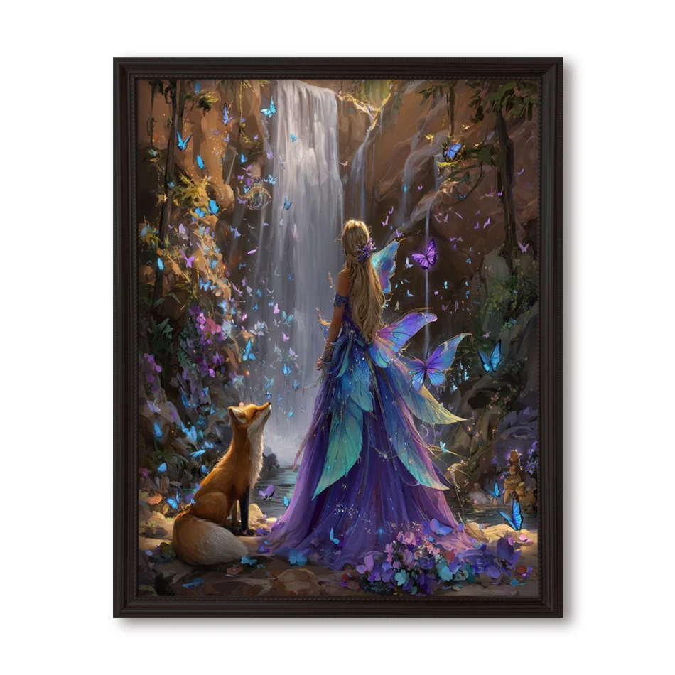 GATYZTORY Canvas Painting By Numbers Frameless Art Stuff Pictures By Numbers Figure Woman Picture Wall Paints Brushes Diy Set