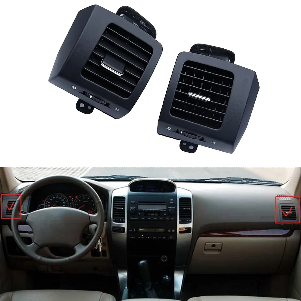 Replacement Dashboard Air Vent Outlet Kit for Toyota For Prado 2003 2004 2005 2006 2007 2008 2009 Left Right AC Vent Covers