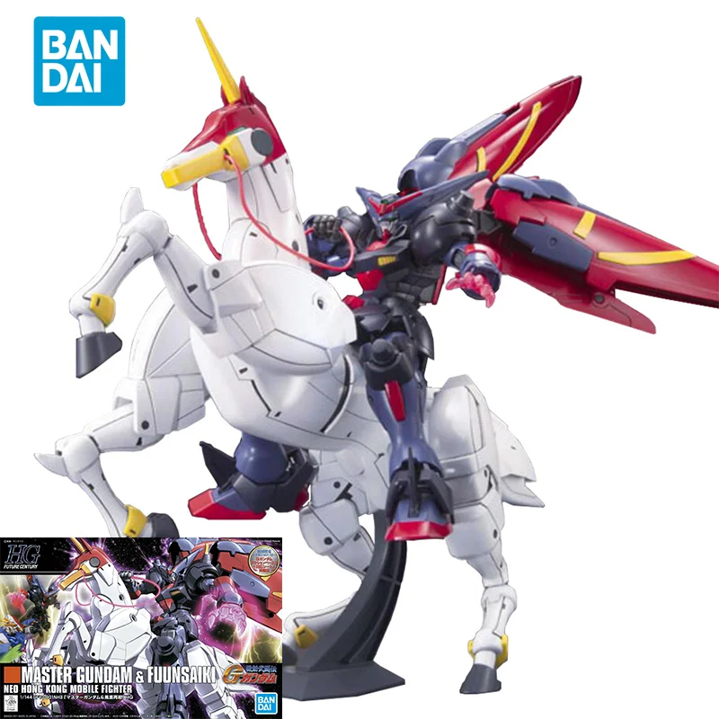 

Bandai Original GUNDAM Model Anime HG MASTER GUNDAM FUUNSAIKI NEO HONG KONG MOBILE FiGHTER Action Figure Toys Gifts for Kids