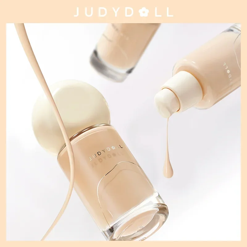 

Judydoll Liquid Foundation Oil Control Longlasting Silk Cream Long Duration Concealer Foundation Pattern Makeup