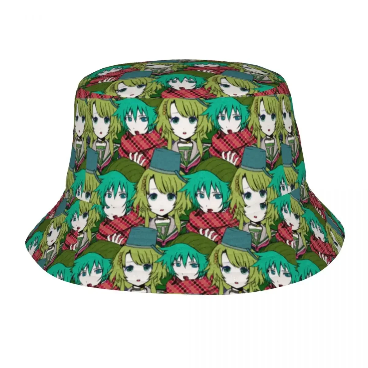 Горячий летний головной убор Shin TsukimiKanna Kizuchi Merch Панама Стильная шляпа-ведро для подростков Your Turn To Die Game Аниме Ispoti Hat Рыбацкая кепка