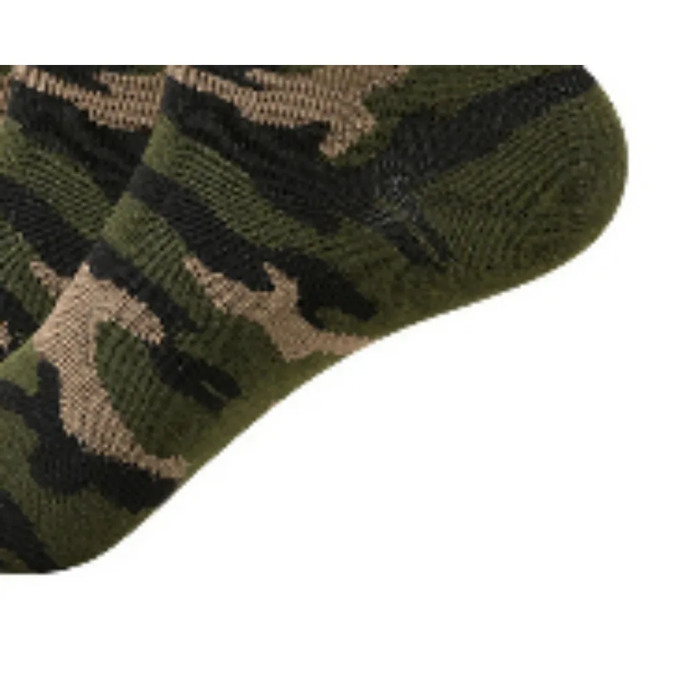 Acessórios de fantasia de fã militar camuflagem meias verdes do exército um par