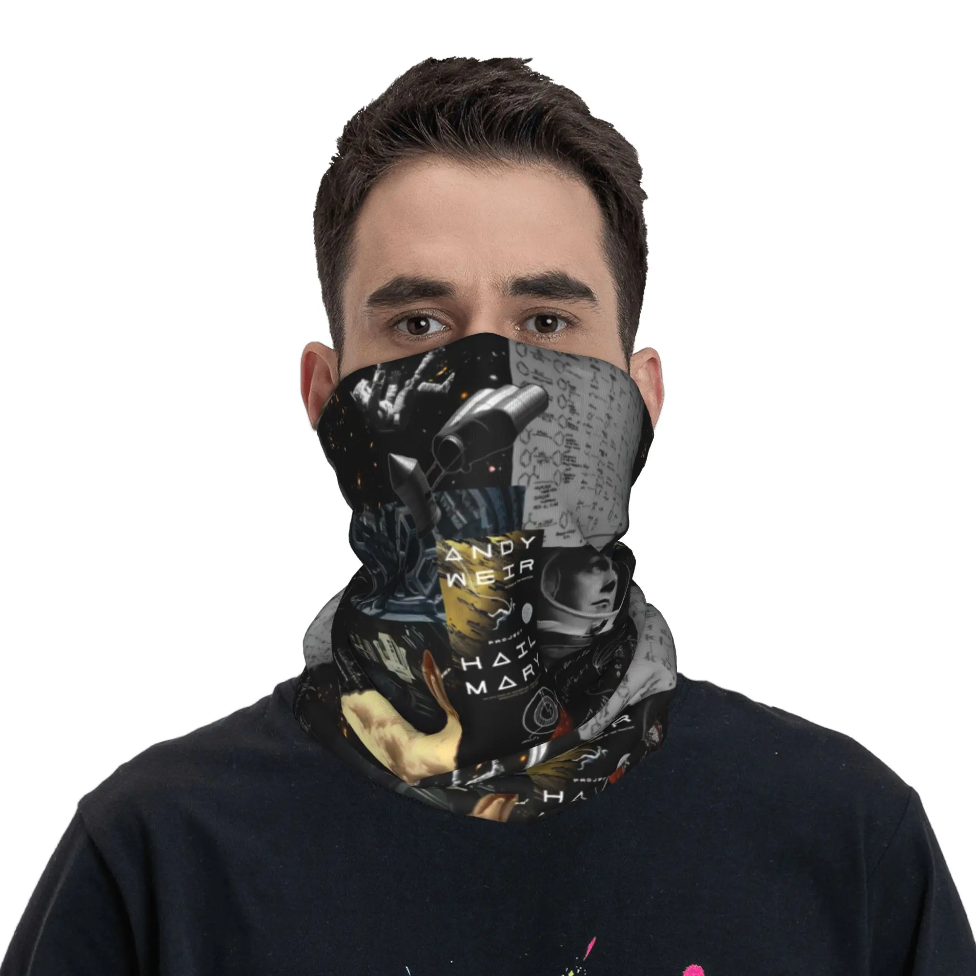 

Custom 2026 New Rescue Plan Funny Projects Hail Mary Bandana Neck Gaiter UV Protection Face Scarf Cove Headwear Tube Balaclava