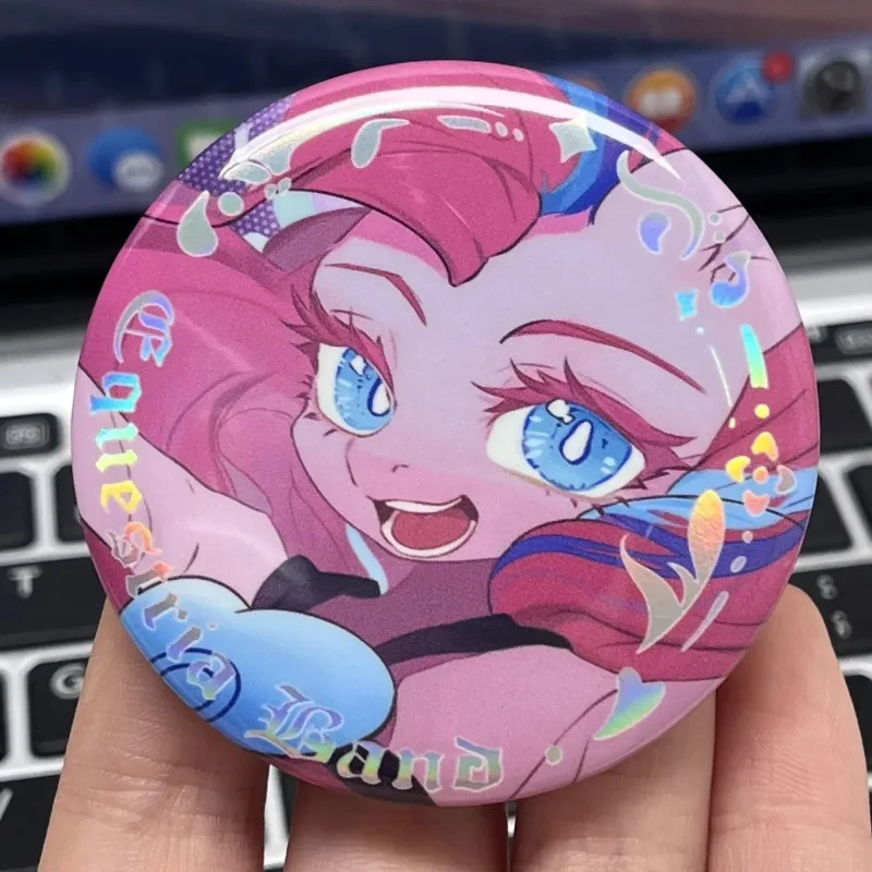 Аниме Fluttershy Kawaii My Little Pony Rainbow Dash Sweet Badge, ювелирные изделия, милая мультяшная брошь Pinkie Pie, металлическая брошь, подарки