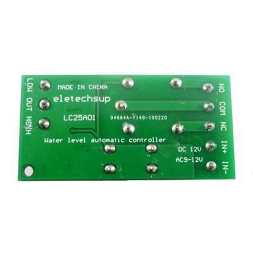 1pc 12V Water Level Automatic Controller Liquid Level Sensor Module Switch Control Relay Board For Aquarium Fish Tank Farm Water